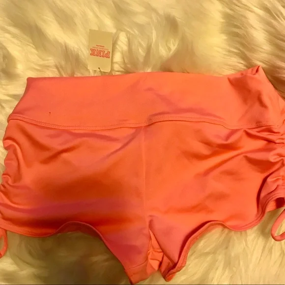 PINK VICTORIA’S SECRET GYM TO SWIM SHORTIE - Picture 2 of 5